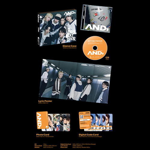 AND, [初回限定盤B][CD MAXI][+デジタルコードカード] - BOYNEXTDOOR