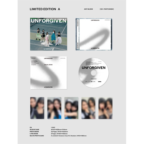 UNFORGIVEN [初回生産限定盤A][CD MAXI] - LE SSERAFIM - UNIVERSAL