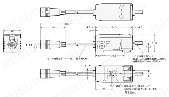 スマートセンサ リニア近接タイプ【ZX-E】 | オムロン | MISUMI(ミスミ)