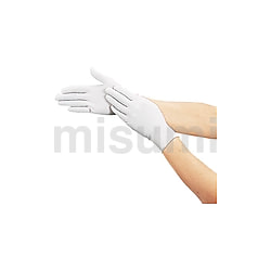 ニトリル手袋 ベルテ 710N （薄手） 粉なし ブルー （100枚入