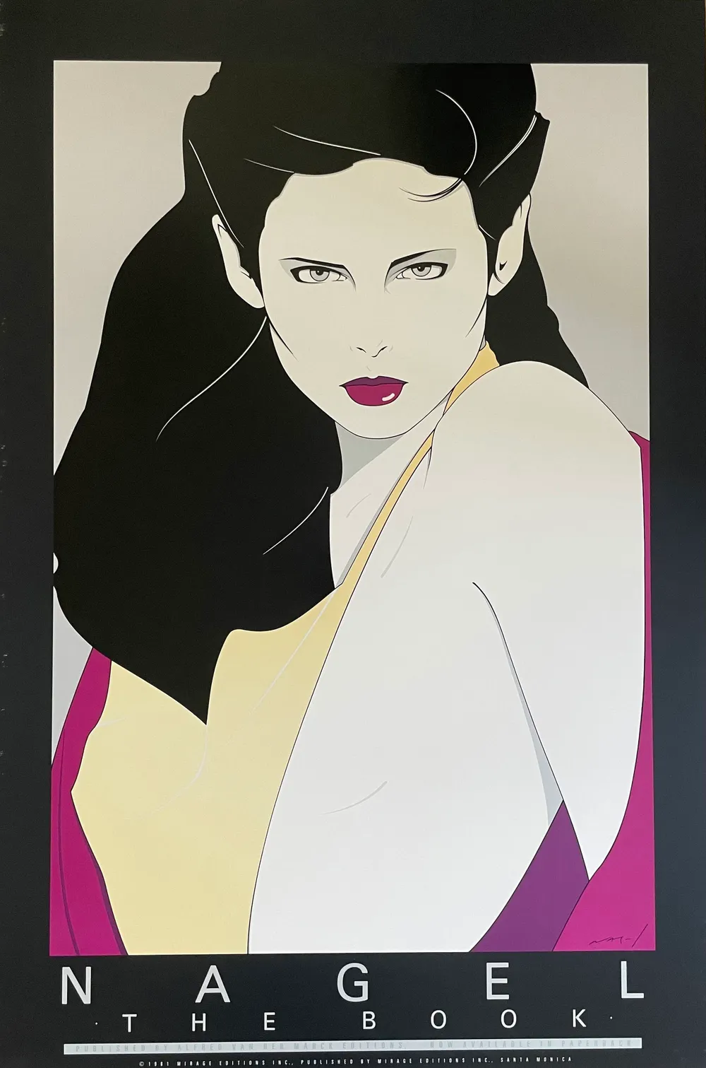 Patrick Nagel (1945-1984), Nagel The Book, Copyright 1981 Mirage