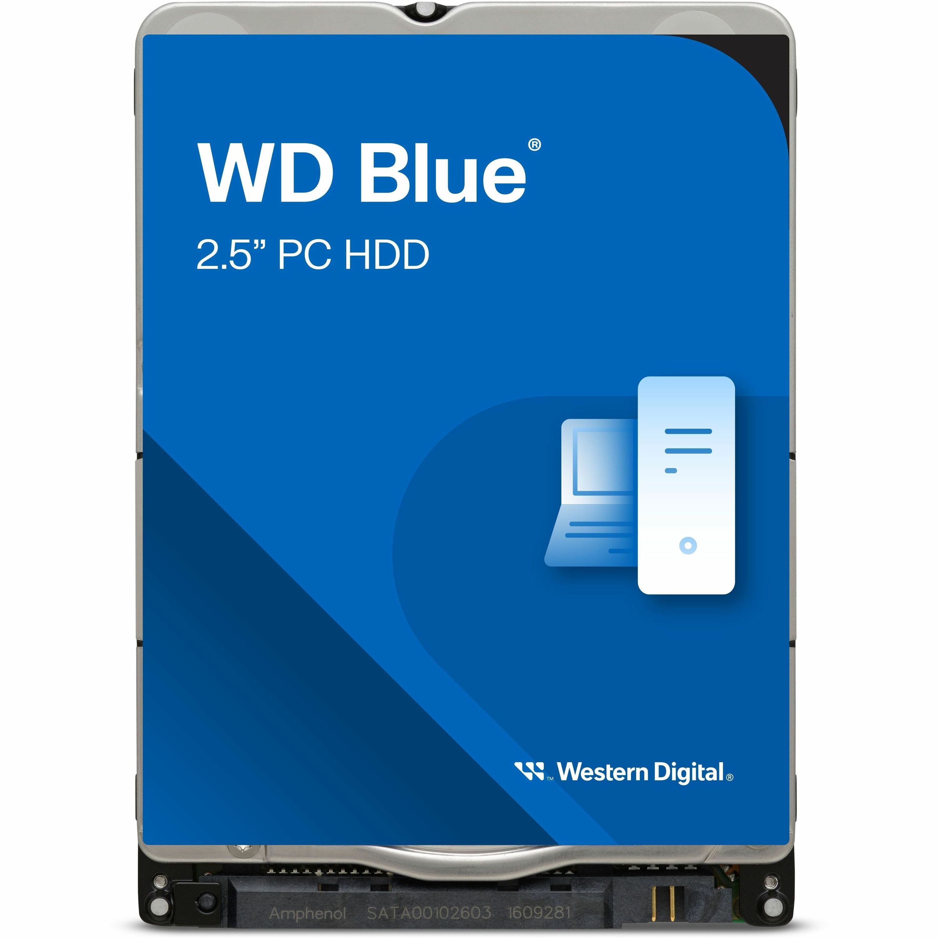 WD Blue WD20SPZX 2TB 5400 RPM 128MB Cache SATA 6.0Gb/s 2.5