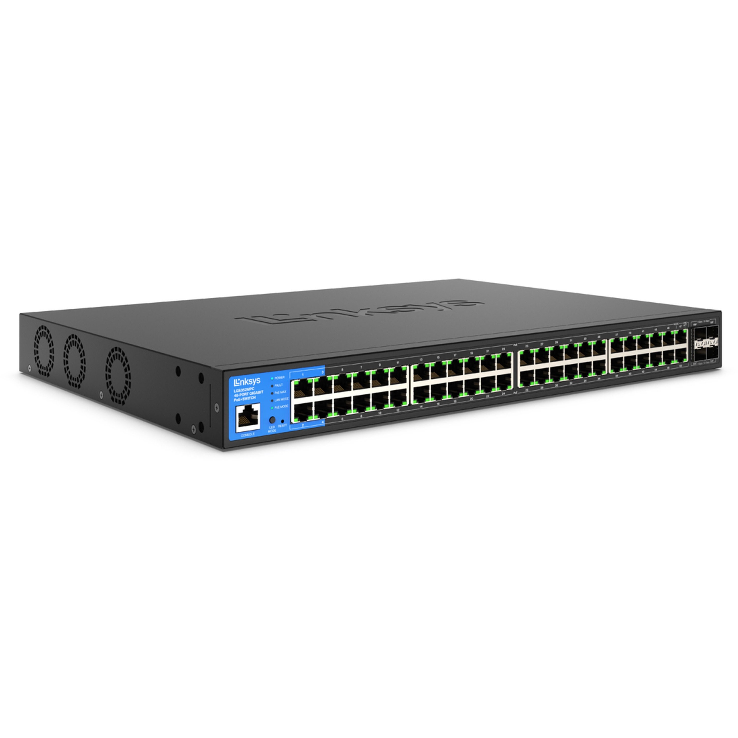 Linksys 48-Port Managed Gigabit PoE+ Switch LGS352MPC - Newegg.com