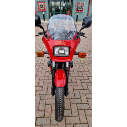 1984 Kawasaki GPZ 550-A1, 553cc. Registration number B503 TCK