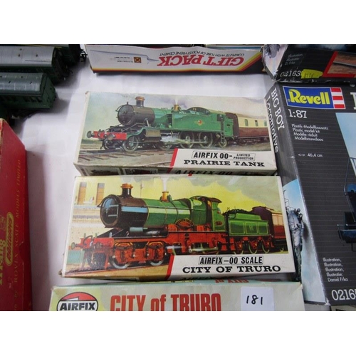 MODEL TRAINS, 2 boxed Revell 1:87 Locomotive boxed sets, N.Y.