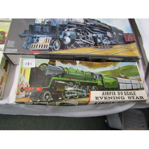 MODEL TRAINS, 2 boxed Revell 1:87 Locomotive boxed sets, N.Y.