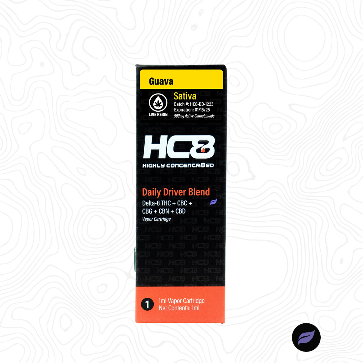 Daily Driver Blend Cart(D8+CBC+CBN+CBG+CBD) - Highly Concentr8ed