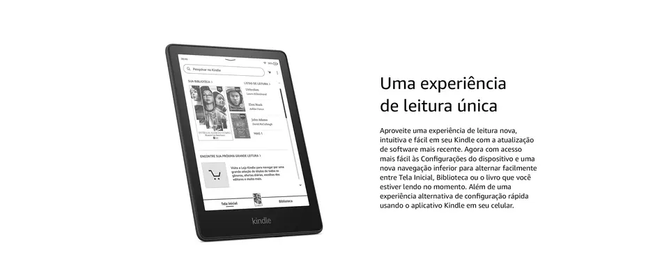Kindle Paperwhite Amazon 11ª Geração com 16GB, | Ponto