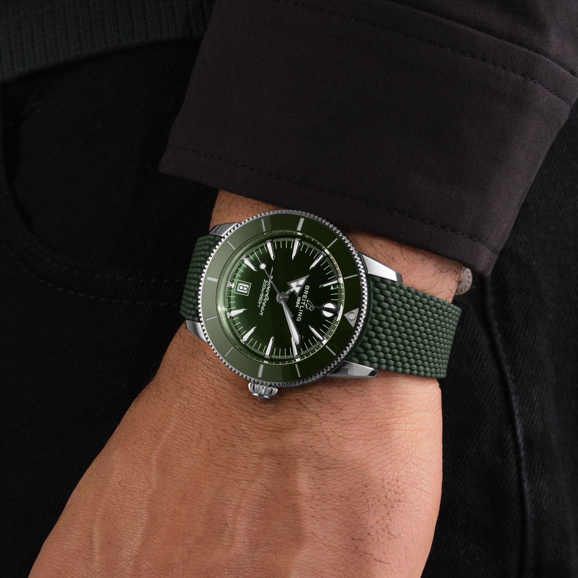 Breitling Superocean Heritage B31 Automatic 44mm Mens Watch Green