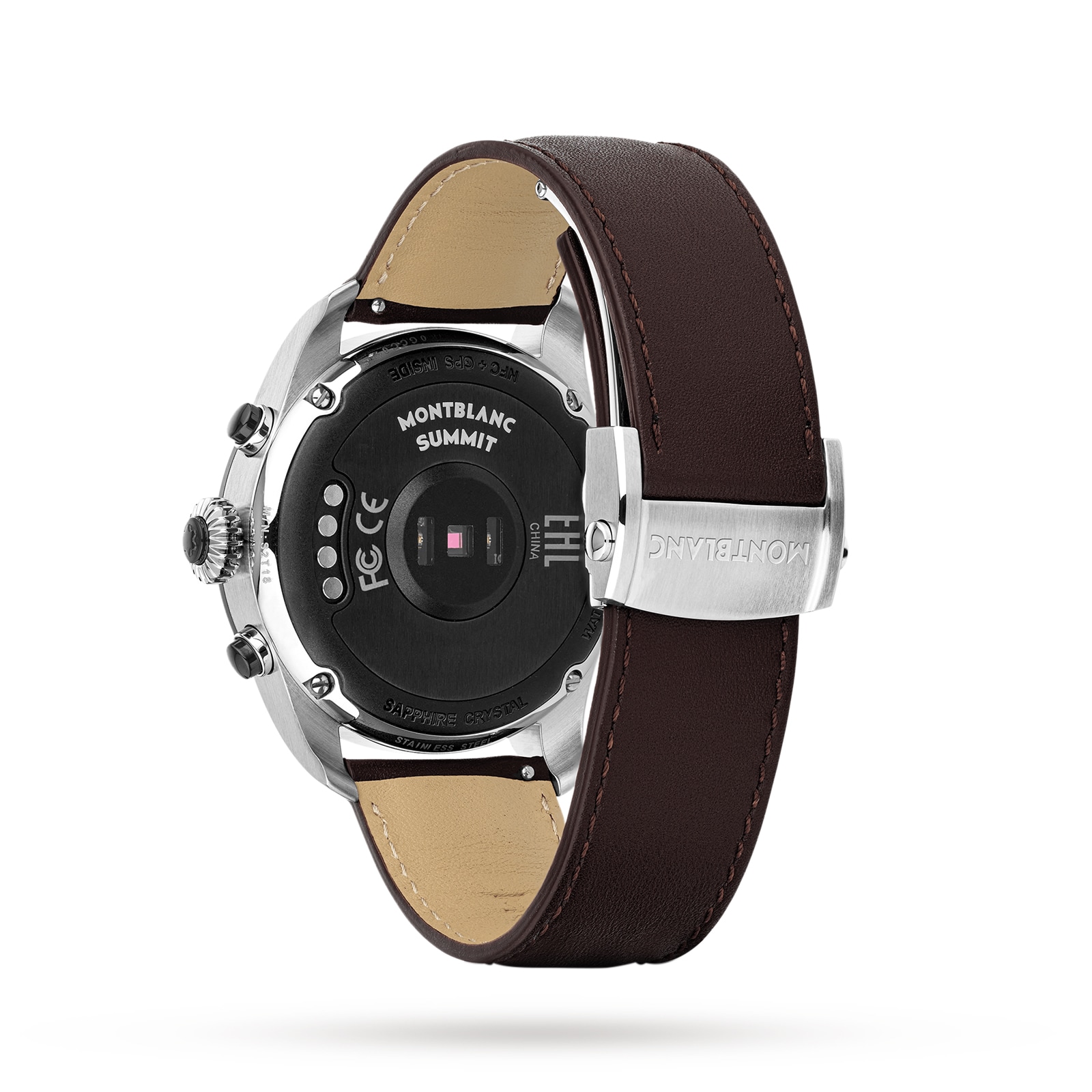 Montblanc Summit 2 Stainless Steel and Black Bi-color and Leather