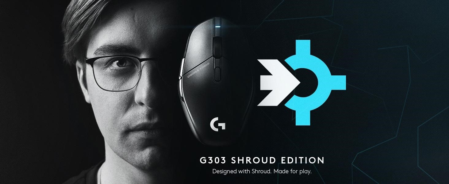 ストリーマーshroudのこだわりがつまったゲーミングマウス 「G303SH