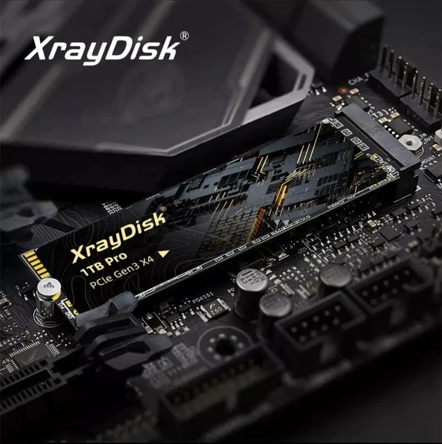 SSD диск XrayDisk Pro M.2 2280 NVME PCIe 3x4, TLC, 1TB (SM2263XT