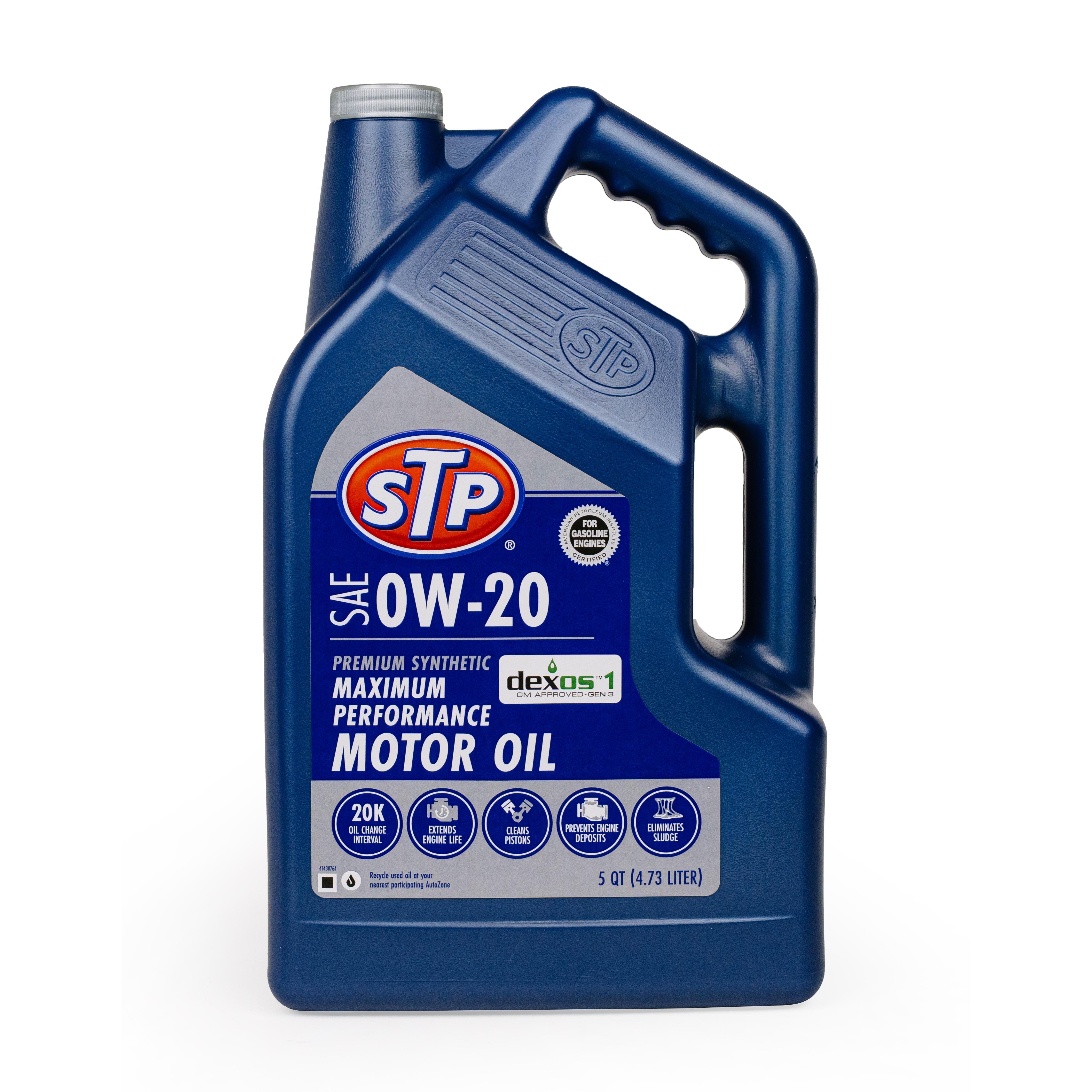 STP Full Synthetic 0W-20 Motor Oil 5 Quart | AutoZone