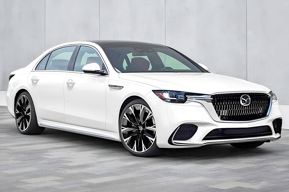 マツダ「929」、30年ぶりの復活？フラッグシップセダンに新たな風を