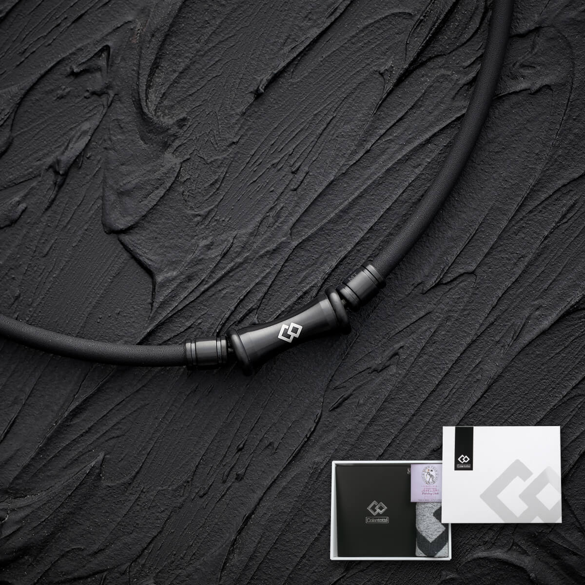 コラントッテ TAO ネックレス AURA【マットブラック】セット | ギフト