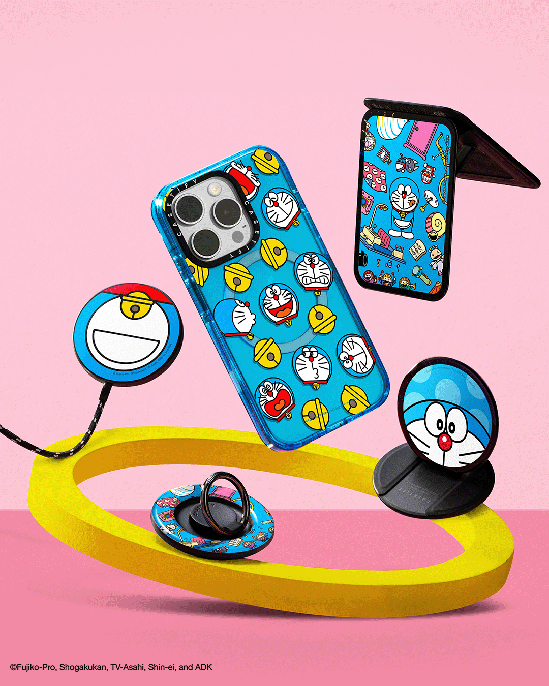 ドラえもんデザインのテックアクセサリーコレクションがCASETiFYから新