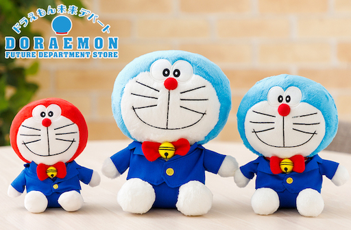 ドラえもん未来デパート限定「ドラえもんのぬいぐるみ」に一回り大きい