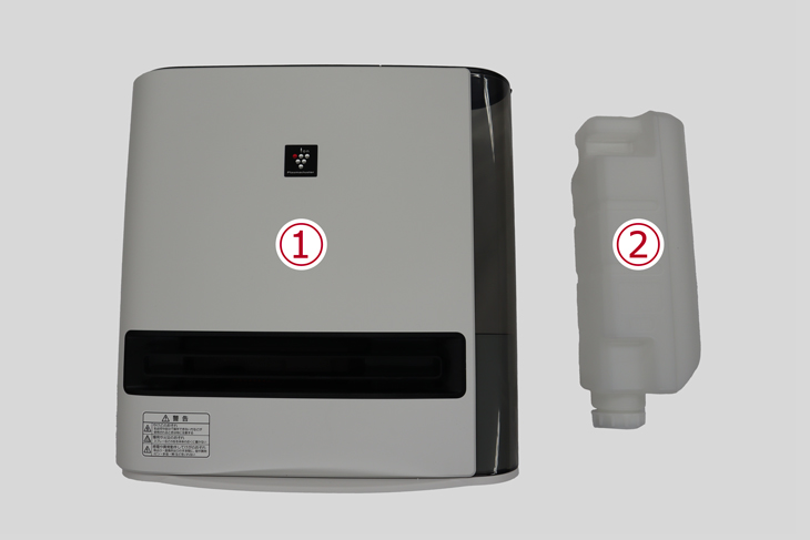 SHARP 24年製 HK-SK-12-W プラズマクラスター加湿ファンヒーター SHARP