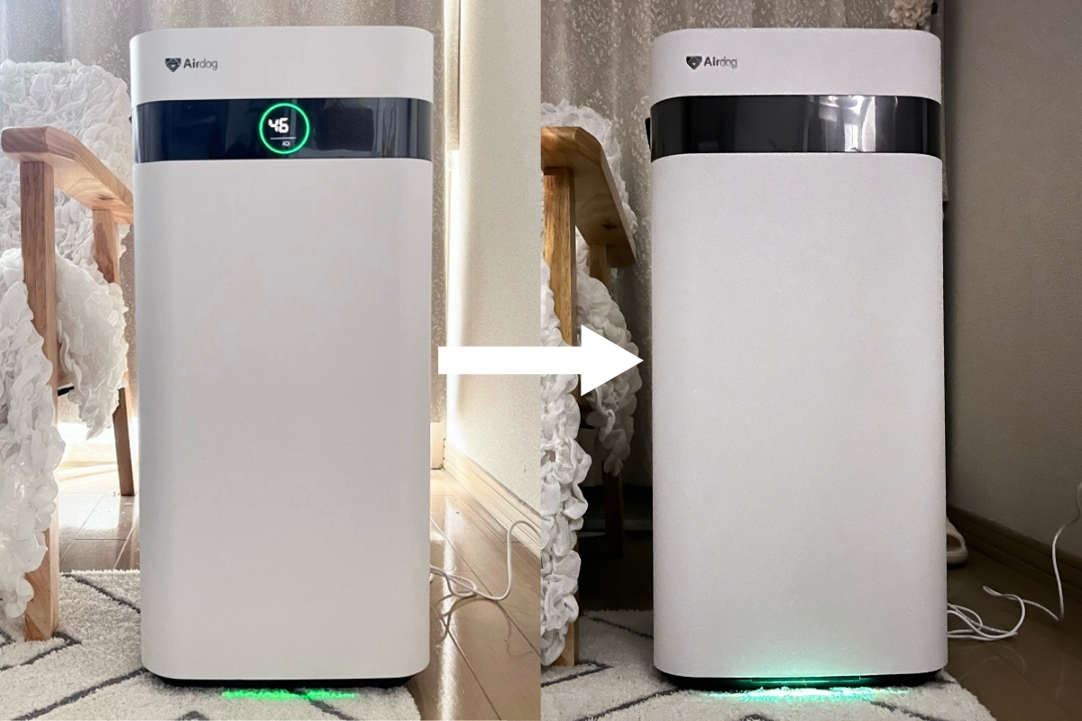 エアドッグ空気清浄機を実機レビュー！空気やニオイの感覚や加湿器との