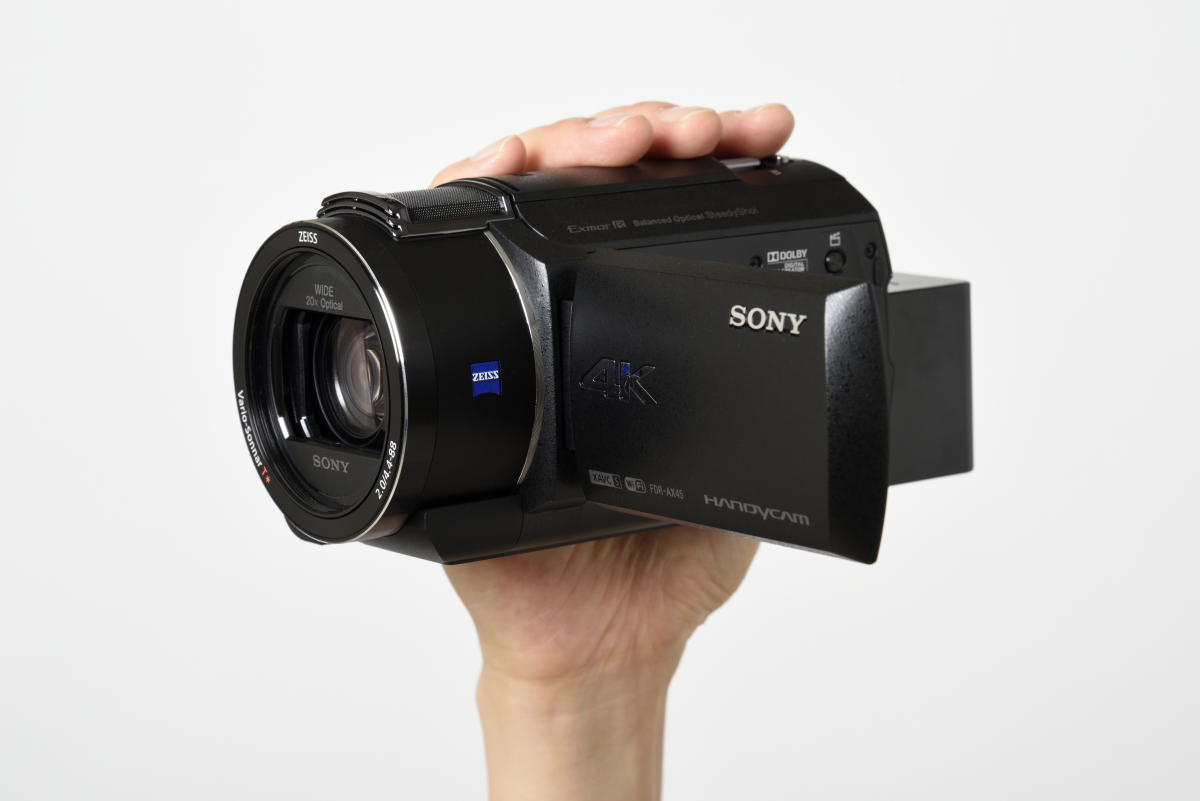 良品】SONY FDR-AX45 4Kビデオカメラ 本体 ブラックカラー