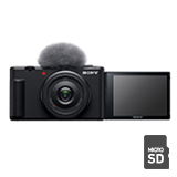 Sony デジタルカメラ VLOGCAM ZV-1F ブラック【SDカード付】｜ kikito