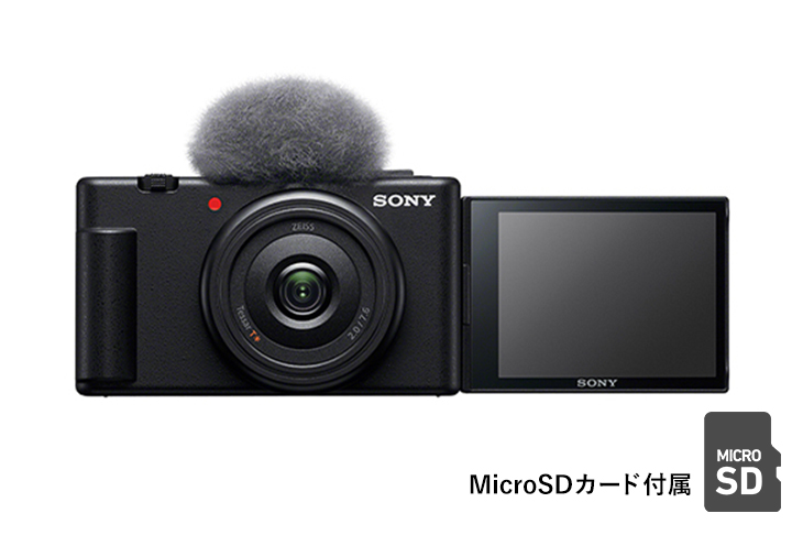 Sony デジタルカメラ VLOGCAM ZV-1F ブラック【SDカード付】｜ kikito