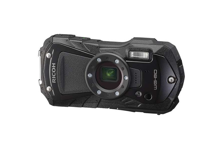 RICOH 防水コンパクトデジタルカメラ WG-80 ブラック 【SDカード付