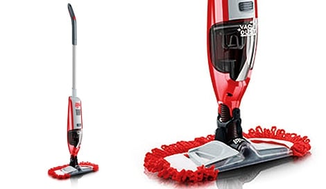 ダブルでラクラク 日本初上陸「Dirt Devil」のモップ付き掃除機