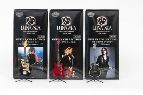 LUNA SEA・SUGIZO、INORAN、Jのギター＆ベースが限定生産でミニ