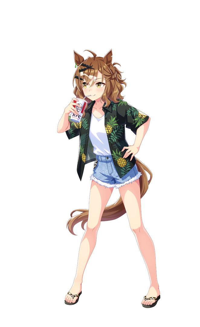 ジャングルポケット私服でKFCへ！ SPセット「ウマ娘と今日