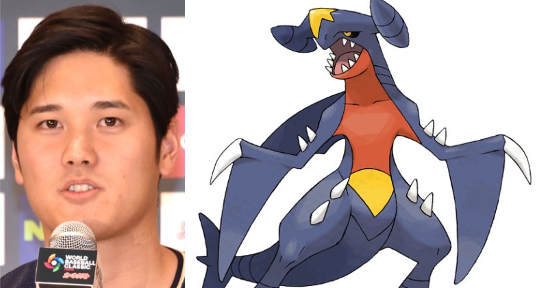 大谷翔平『ポケモン』ガブリアス説が再び話題 身長・体重が一緒で公式