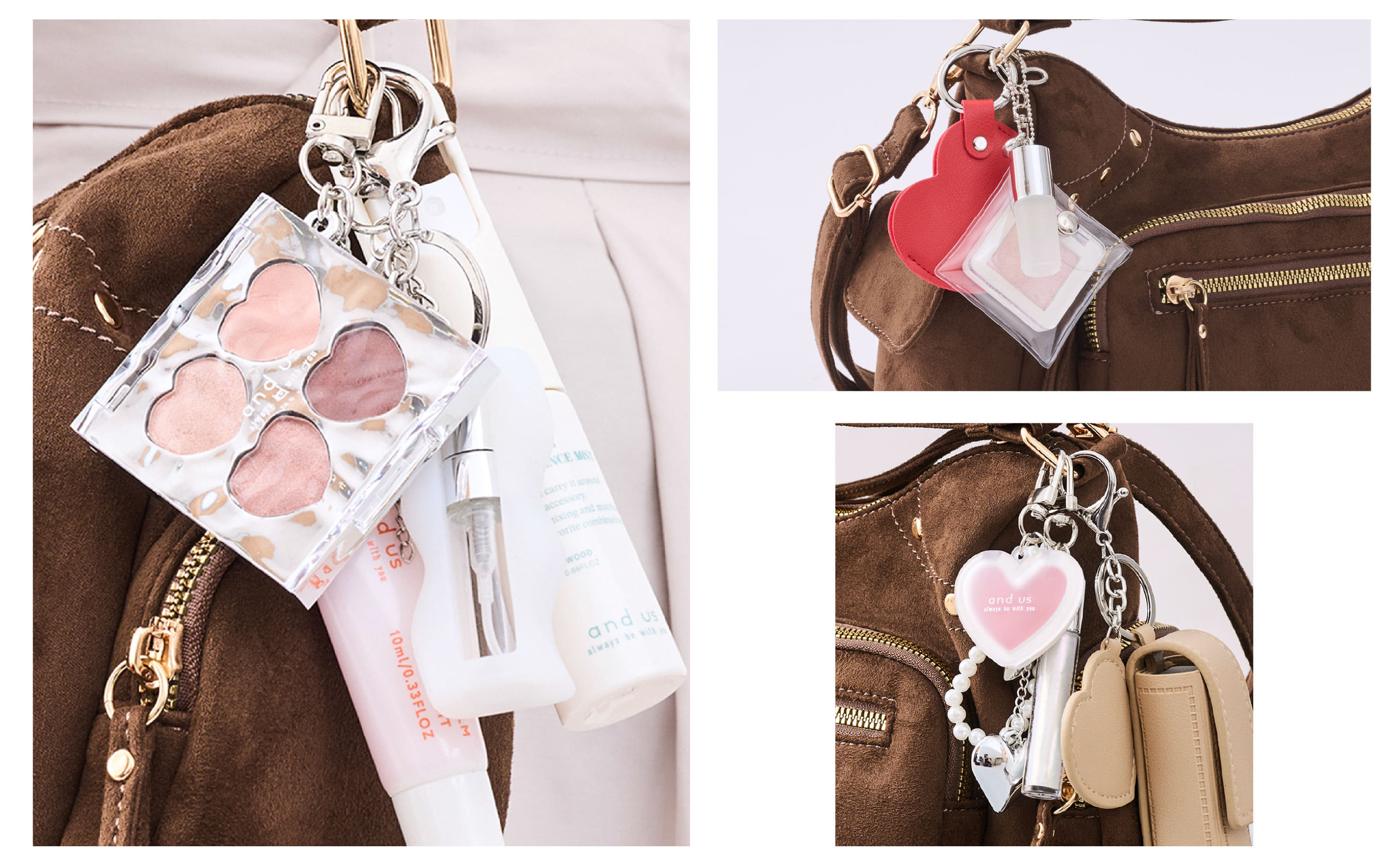 チャームコスメ｜バッグにぶら下げて可愛く持ち歩こう！ | 3COINS