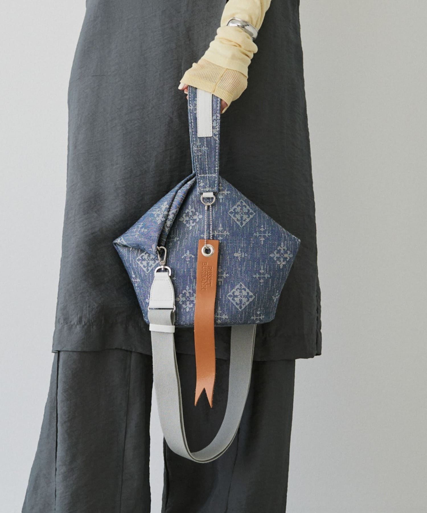 PRE ORDER】russet Burbank Denim Jacquard Bag | russet(ラシット)の