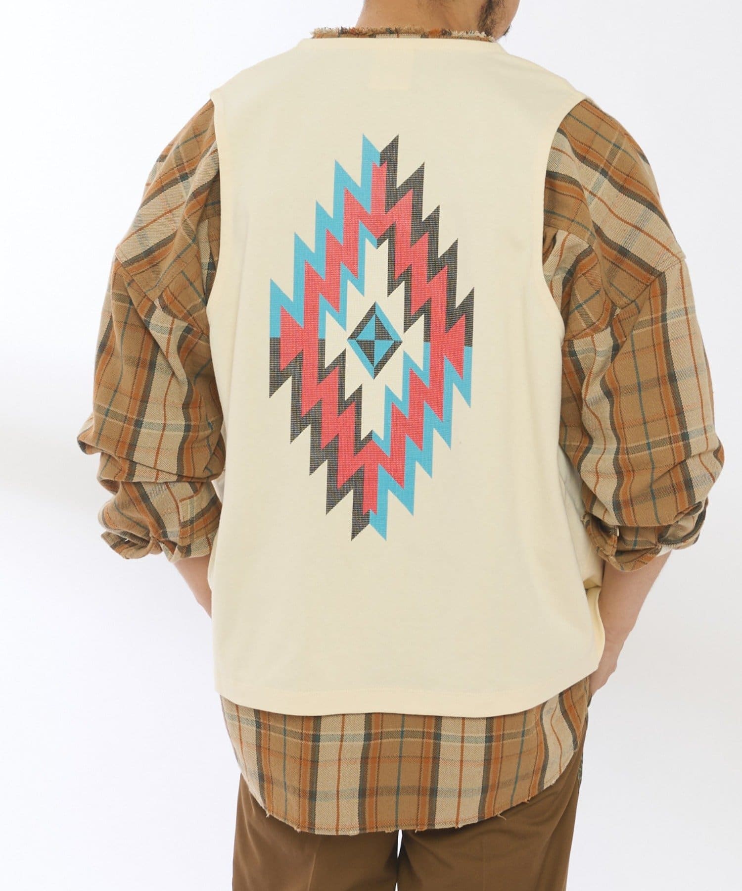 CIAOPANIC TYPY】ネイティブ柄ベスト | OUTLET(アウトレット)メンズ