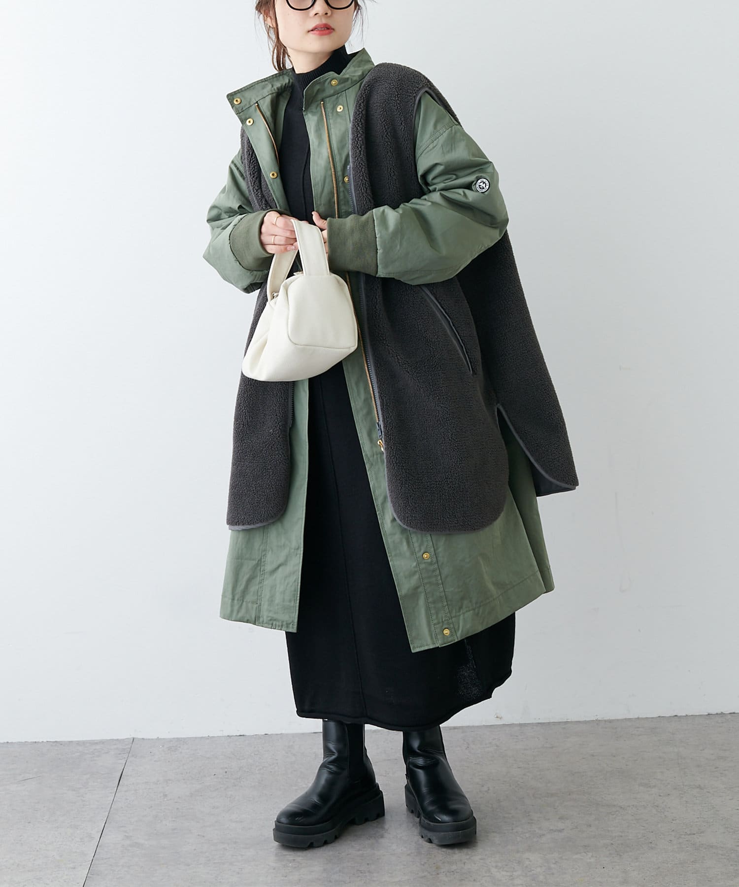 ボアライナー付きモッズコート | PUAL CE CIN(ピュアルセシン