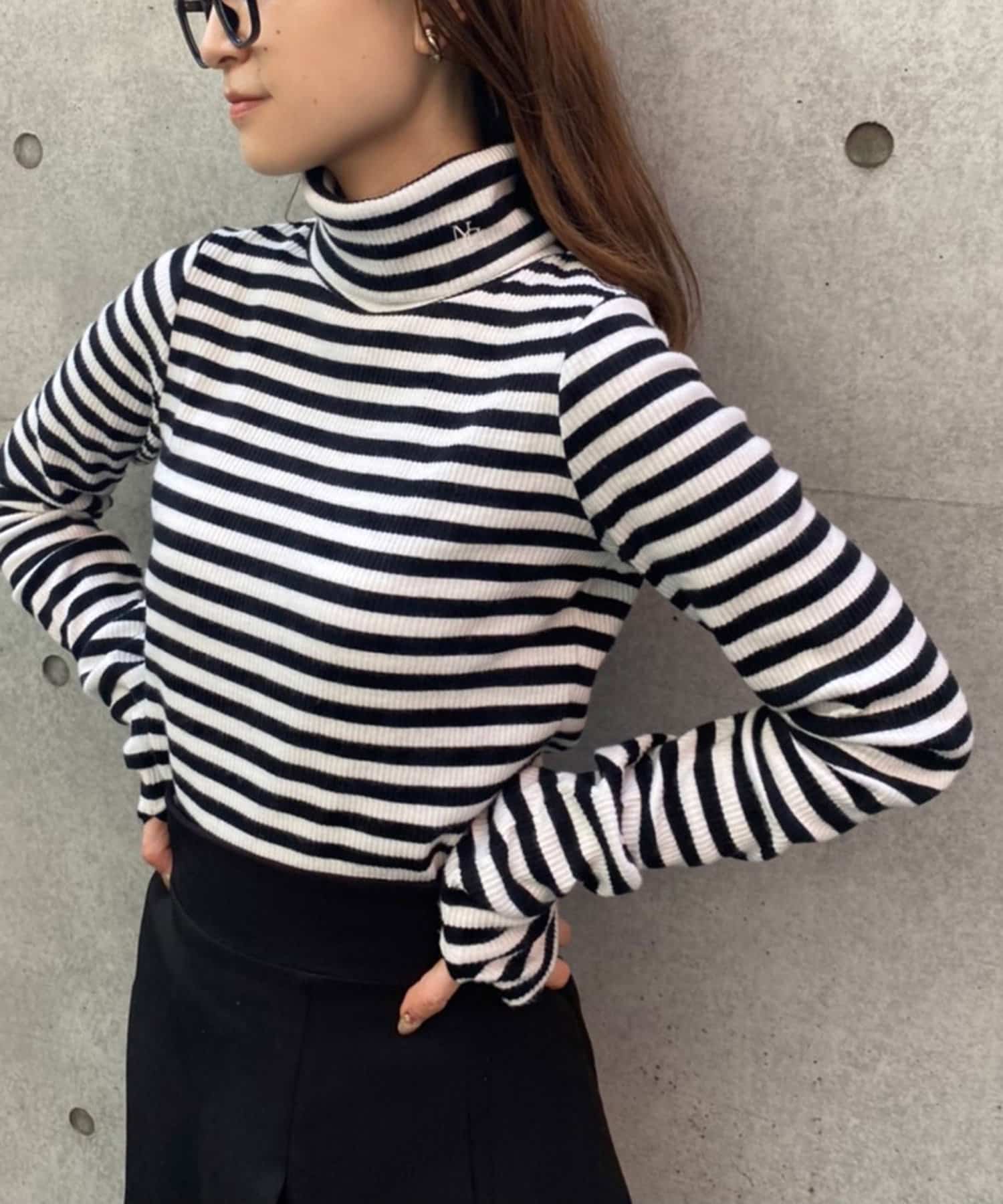 イニシャルハイネックトップス | one after another NICE CLAUP(ワン