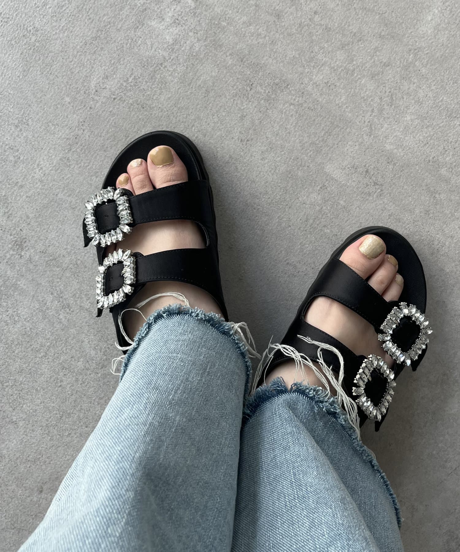 厚底ビジューサンダル | prose verse(プロズヴェール)レディース | PAL