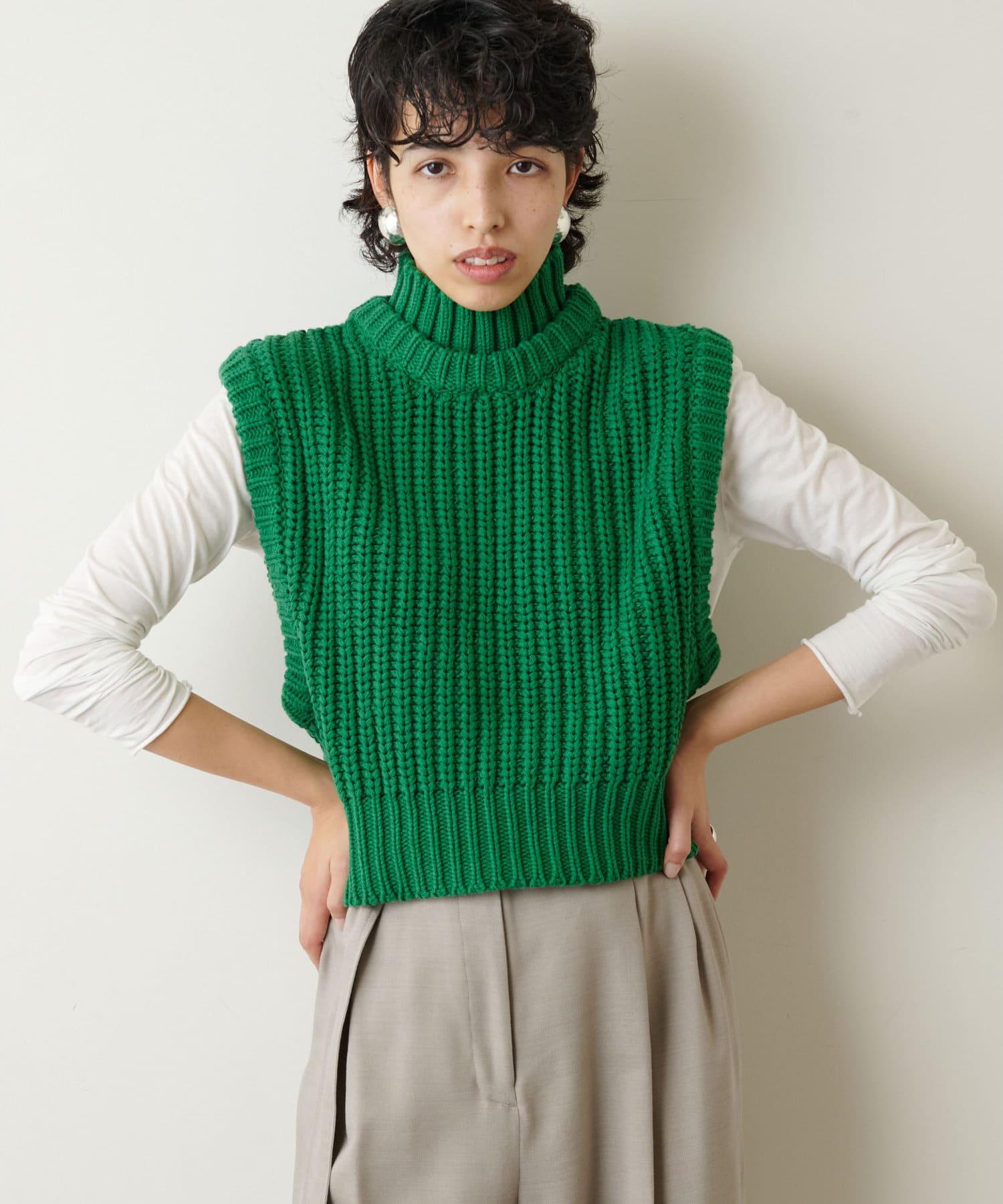 THE PAUSE】2WAYニットベスト | Whim Gazette(ウィム ガゼット