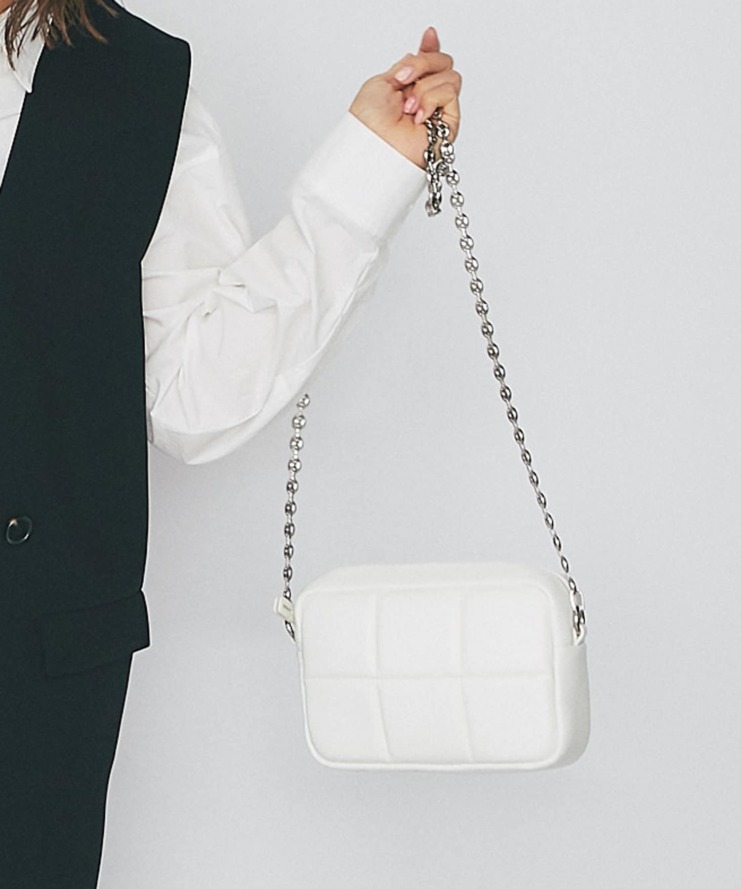 ADD CULUMN（アドカラム）】PUFF チェーンショルダーバッグ | RIVE