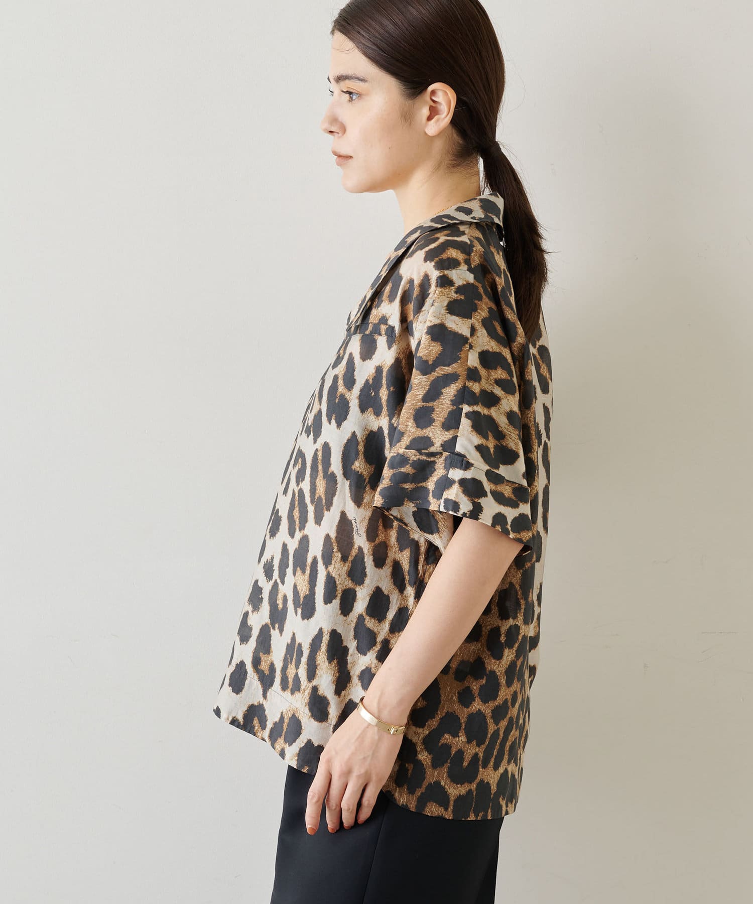 GANNI】レオパードシャツ | Whim Gazette(ウィム ガゼット)レディース