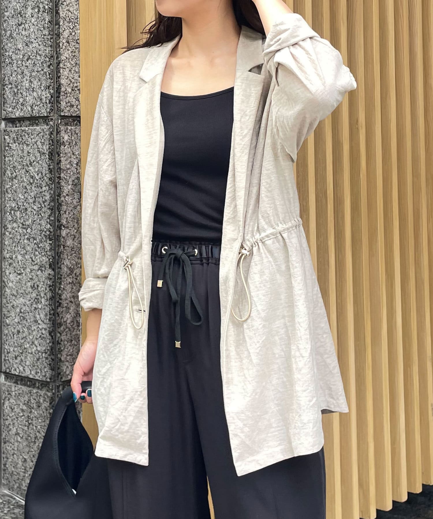 DRAWER】ジャガードドロストジャケット36 新品 保存袋付き 【公式通販】