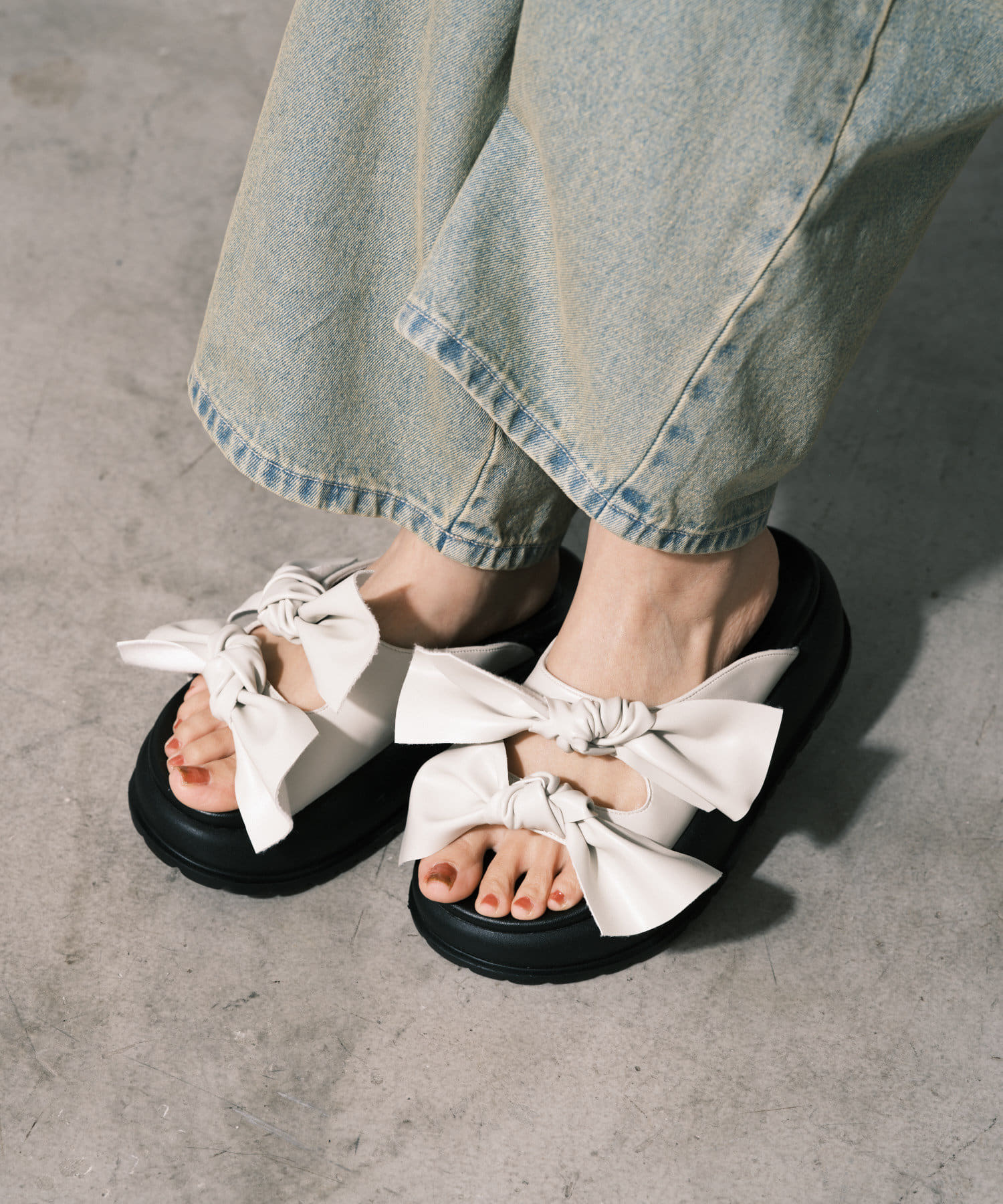 厚底リボンサンダル | CIAOPANIC(チャオパニック)レディース | PAL