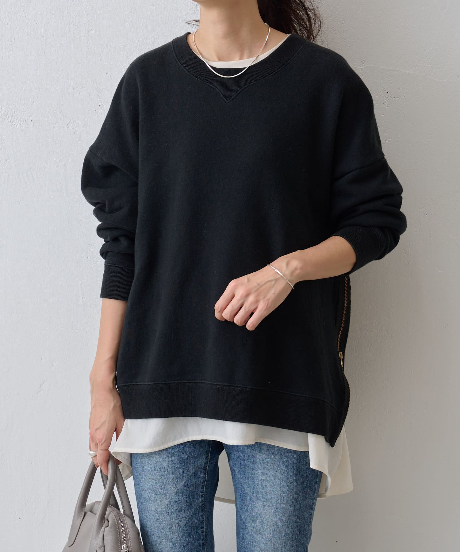 限定アイテム】サイドジップ裏毛プルオーバー - BEARDSLEY(ビアズリー