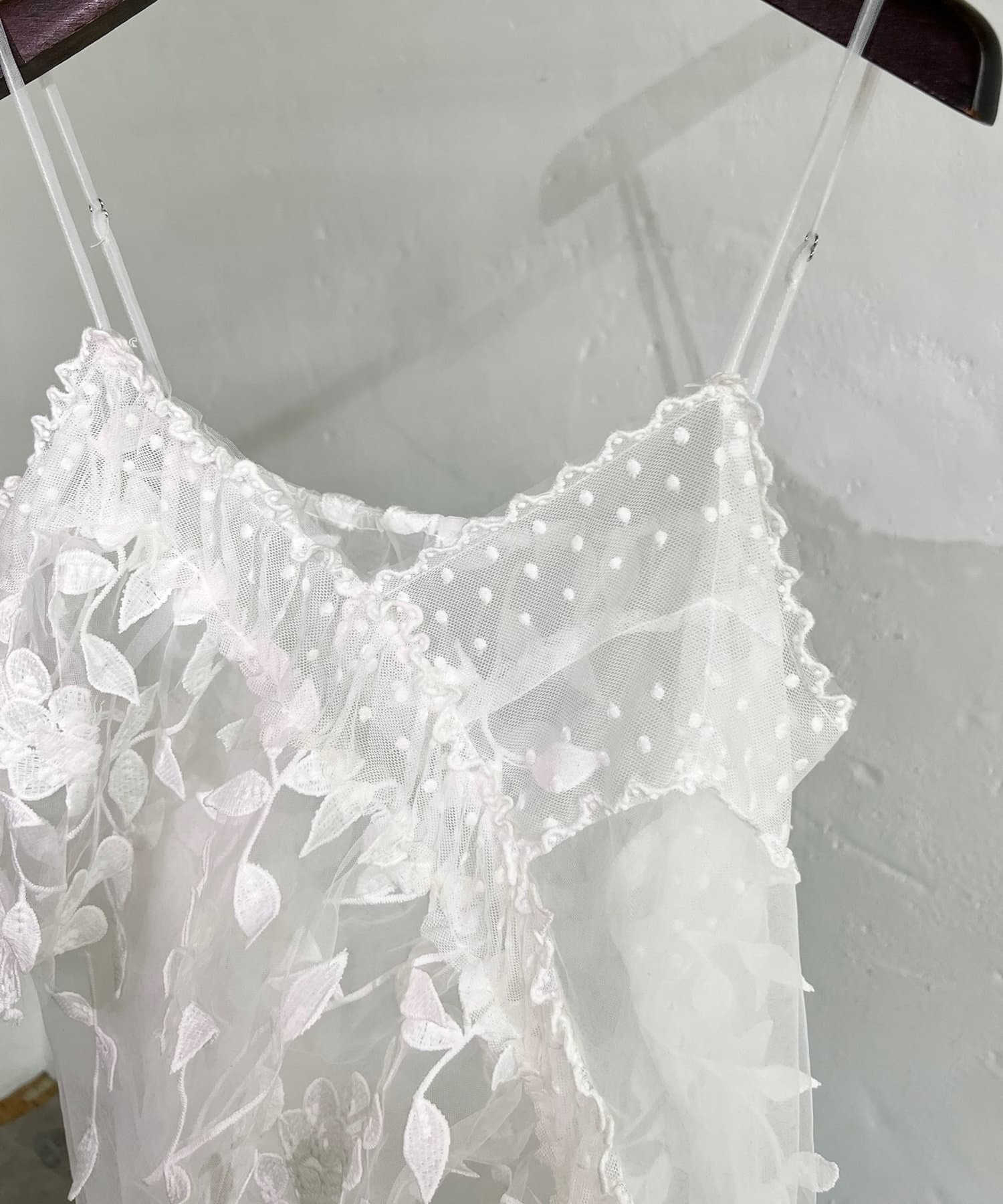 otona mystic]ヴィンテージレースキャミソール | mystic(ミスティック