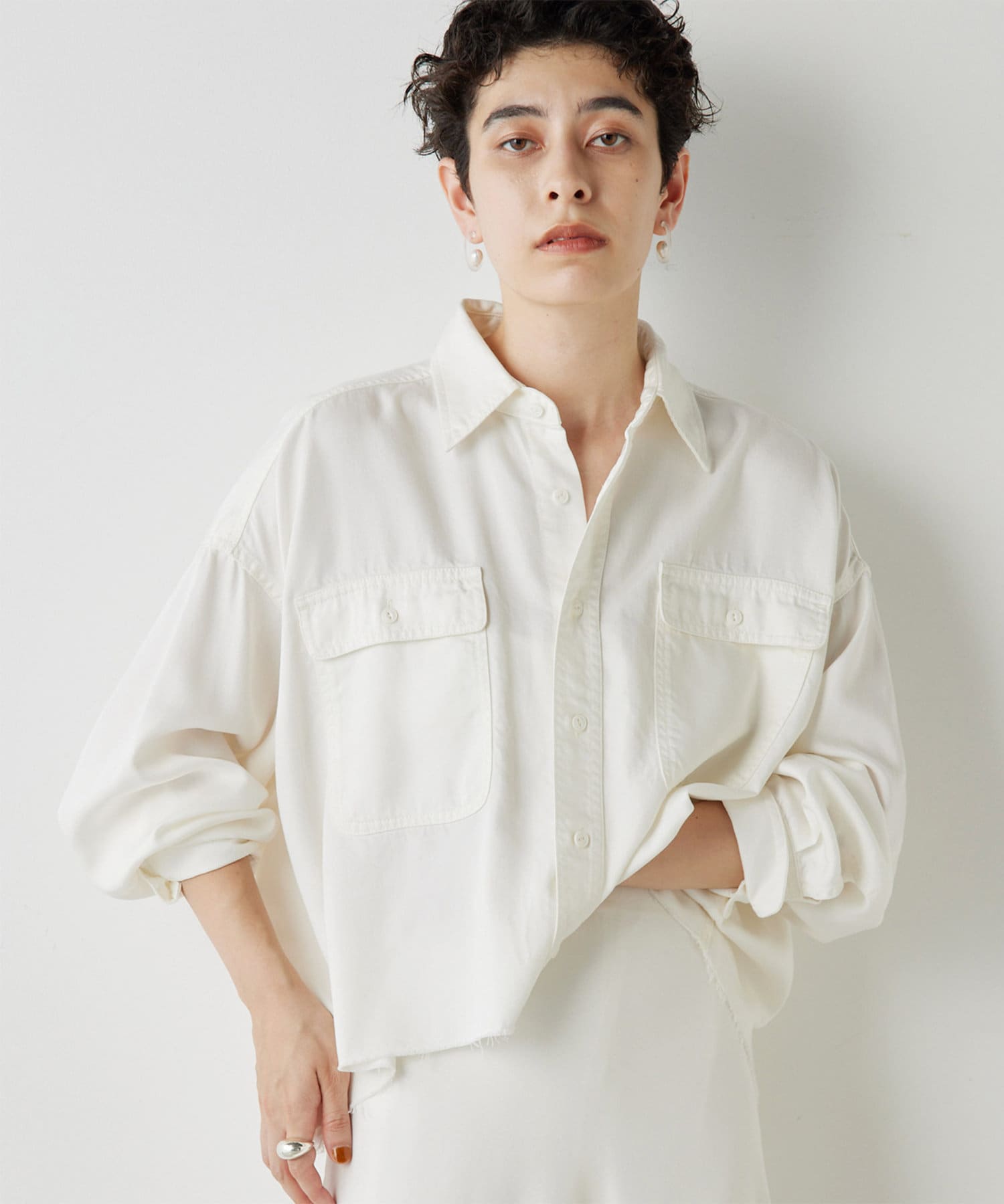 テンセル™繊維使用シャツ | Whim Gazette(ウィム ガゼット)レディース