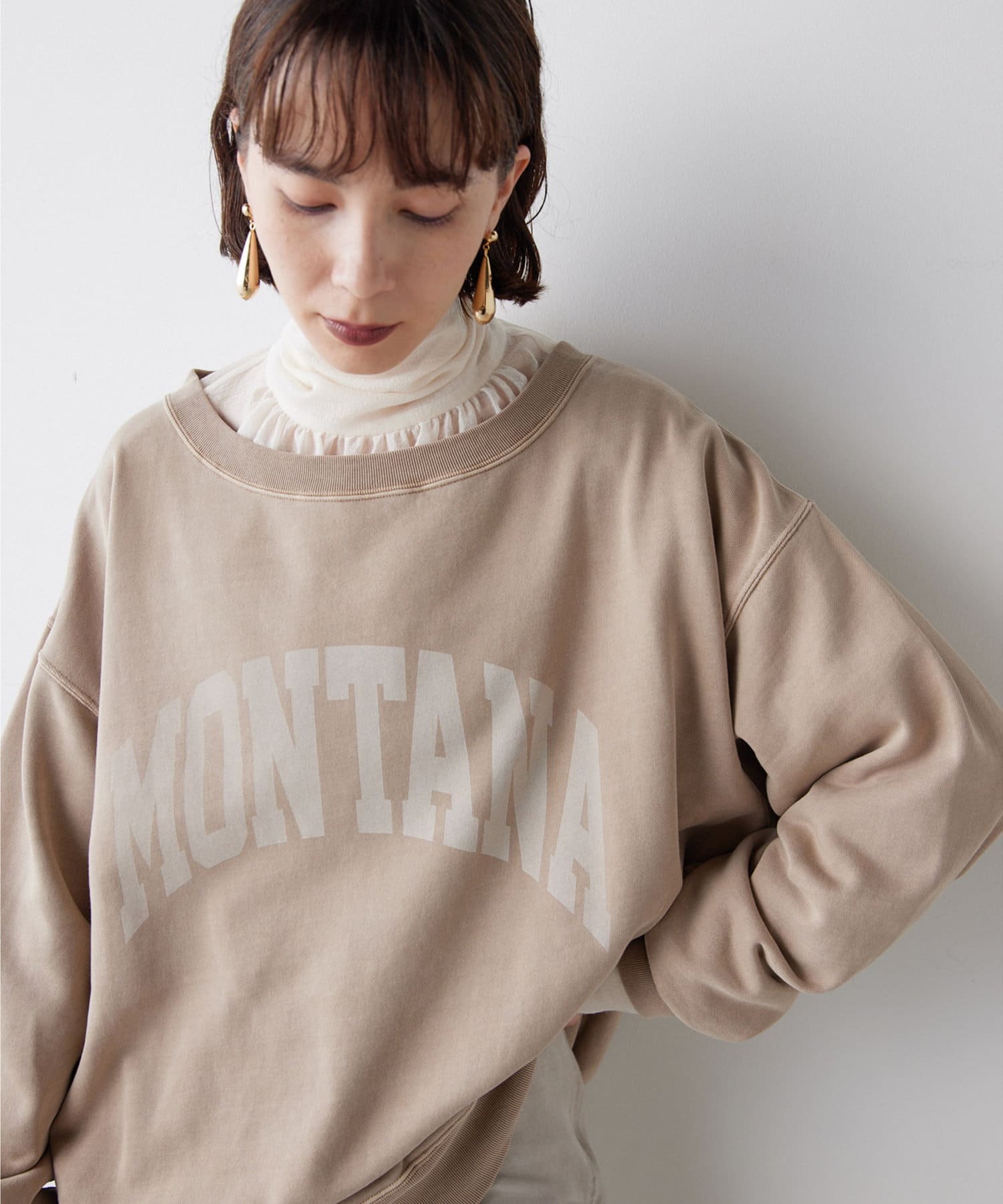 ピグメントロゴウラケプルオーバー | Whim Gazette(ウィム ガゼット