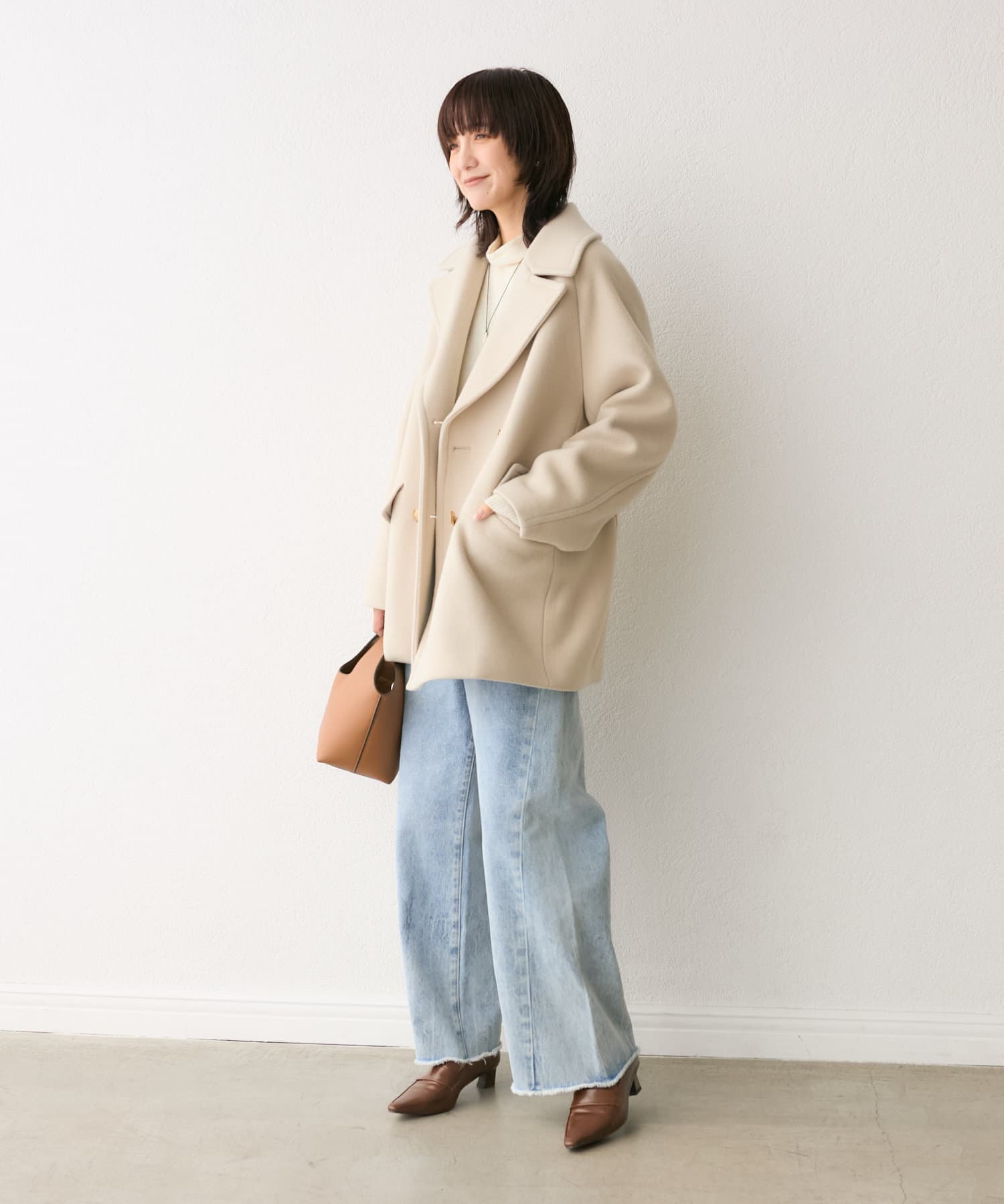 予約【2024年アウター総選挙2位/2サイズ展開】ラグランPコート | RIVE