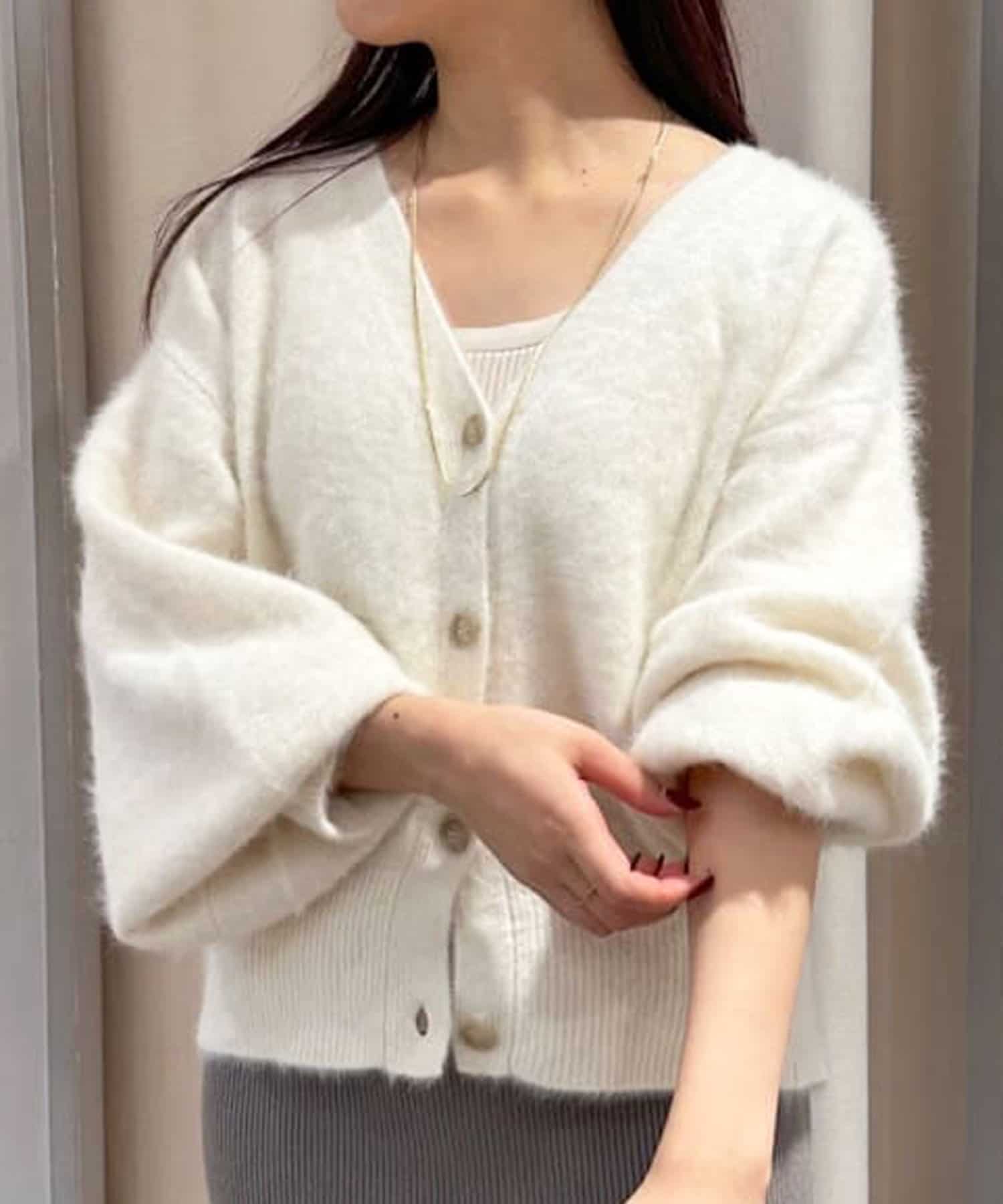 SHENERY】ファーカシミヤ3WAYニットカーディガン | OUTLET