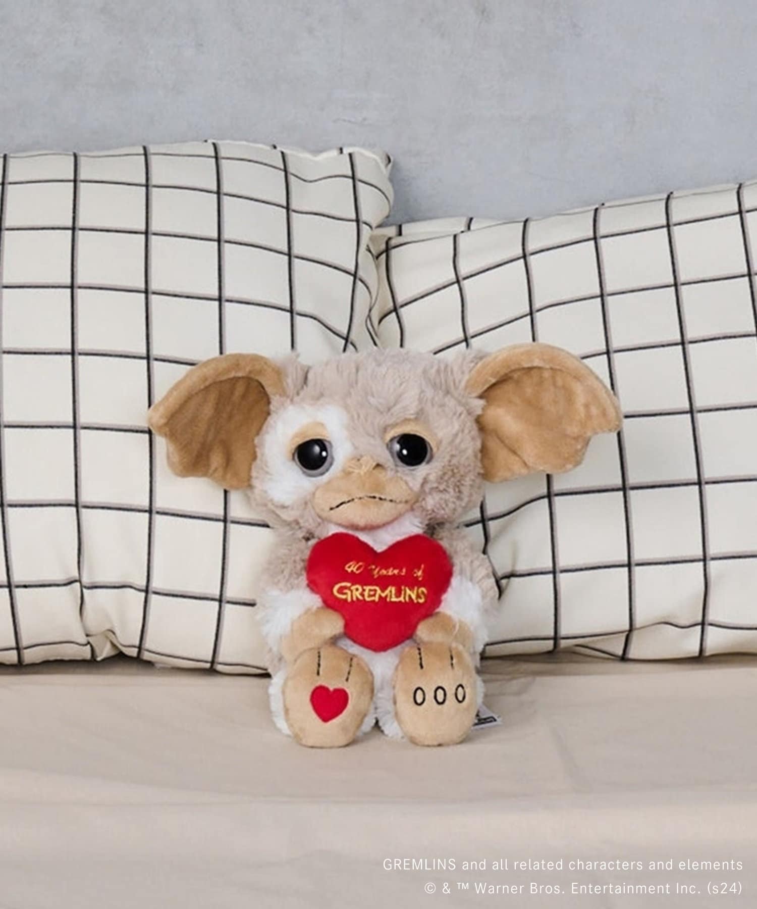 GREMLINS グレムリン】グレムリン40周年記念 ペールグレー Heart 25cm