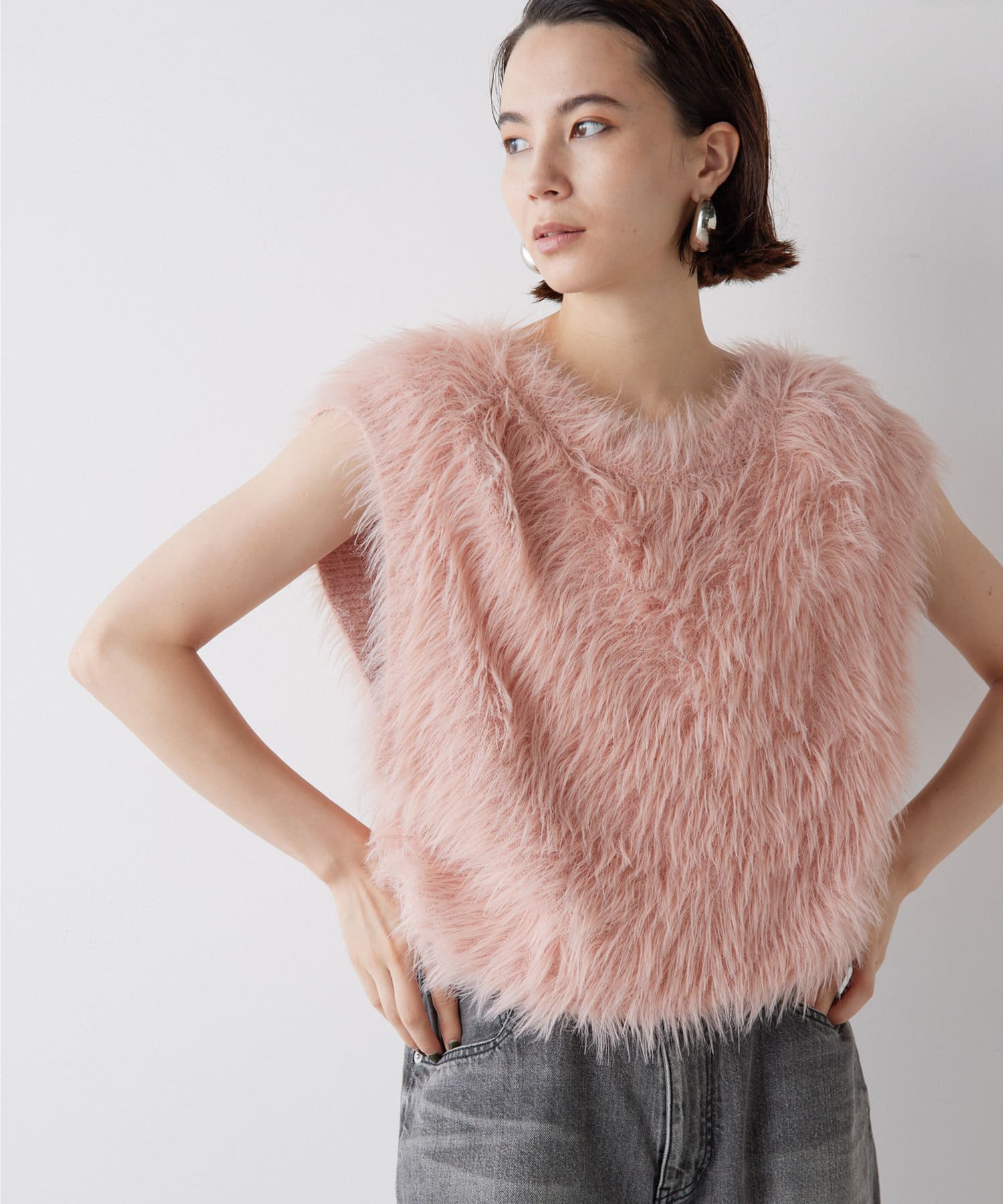 シャギーニットジレ | Whim Gazette(ウィム ガゼット)レディース | PAL